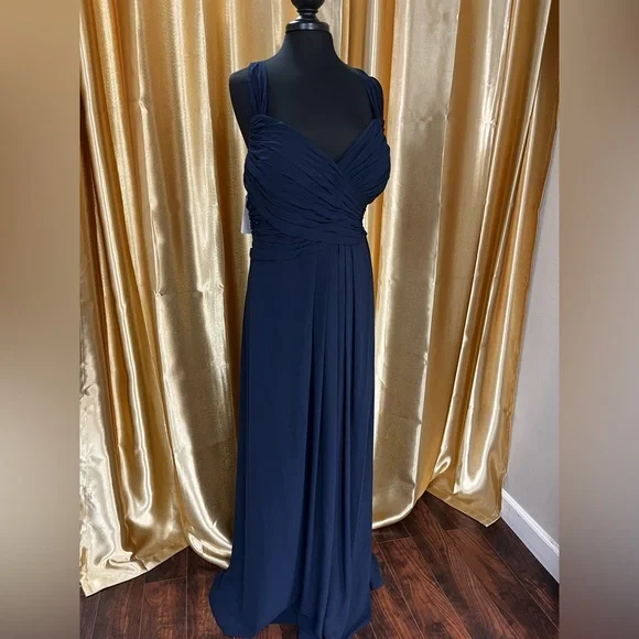 blue dress for baby girl Morilee Bridesmaids Dress 21843 – Alexandra's Boutique main image 0